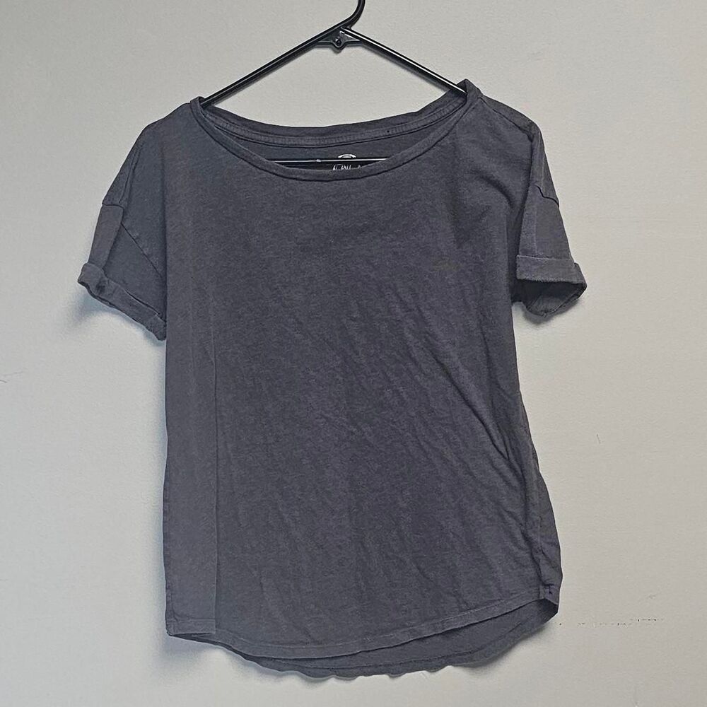 Maurices Women's Grey and Blue Shirt